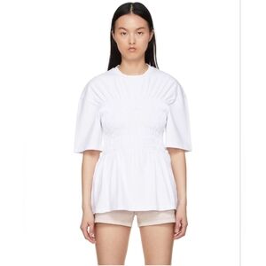 Stella McCartney Smocked 3/4-Sleeve T-Shirt, Size: IT 44 (US L)